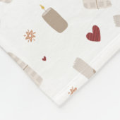 Fleece Blanket 76,2cmx101,6cm - Christmas Pattern フリースブランケット (角)