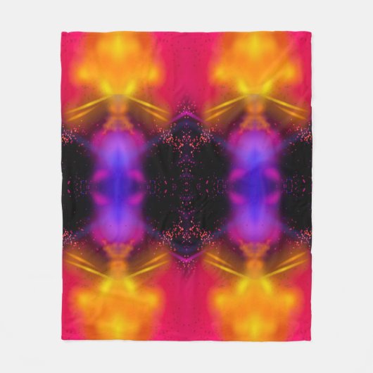 Fleece Blanket Abstract Style フリースブランケット (正面)