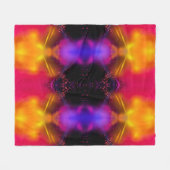 Fleece Blanket Abstract Style フリースブランケット (正面(横))