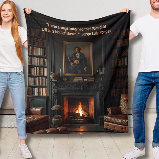 Fleece Blanket Bookish Gift for Book Lover Library フリースブランケット