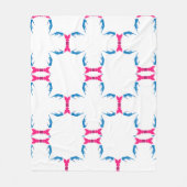 Fleece Blanket Cozy Lightweight Throw for Bed sofa フリースブランケット (正面)