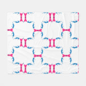 Fleece Blanket Cozy Lightweight Throw for Bed sofa フリースブランケット (正面(横))