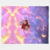 Fleece Blanket, Large 60" x 80" フリースブランケット (正面(横))