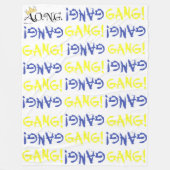 Fleece Blanket, Large 60" x 80" フリースブランケット (正面)