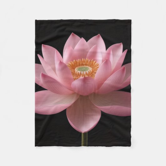 Fleece Blanket (Pink Lotus) フリースブランケット (正面)