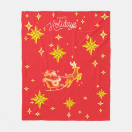 Fleece Blanket Santa Clause  フリースブランケット