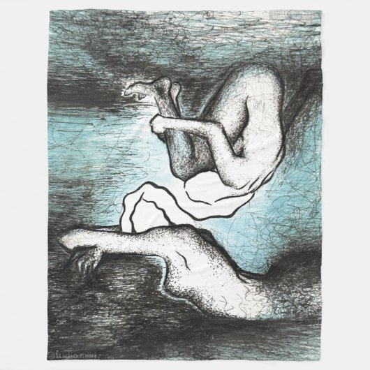 FLEECE BLANKET studio miiri フリースブランケット (正面)