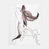 FLEECE BLANKET studio miiri フリースブランケット (正面)