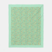 Fleece Blanket with Tropical Waters Design フリースブランケット (正面)