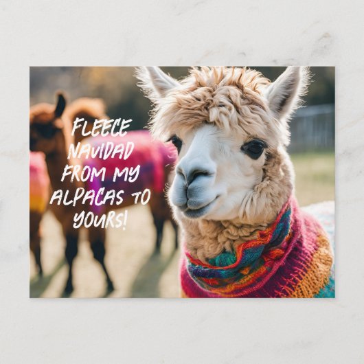 Fleece Navidad! Aplaca ポストカード (正面)