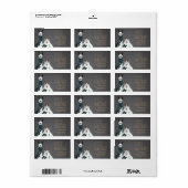 Fleece Navidad Chic Funny Quirky Llama & Sheep Pun ラベル (フルシート)