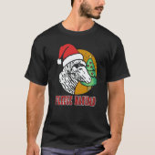 Fleece Navidad Christmas Humor Holiday Sheep Fleec Tシャツ (正面)