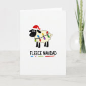 Fleece Navidad Funny Card カード (正面)