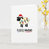 Fleece Navidad Funny Card カード (黄色い花)
