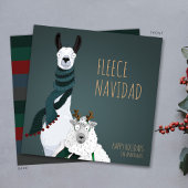 “Fleece Navidad” Funny Chic Quirky Punny シーズンカード