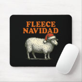 Fleece Navidad Funny Sheep Pun Christmas Holiday 1 マウスパッド (マウス)
