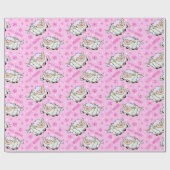 Fleece Navidad. Sheep Wrapping Paper ラッピングペーパー (フラット)