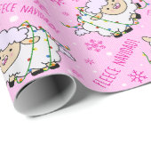Fleece Navidad. Sheep Wrapping Paper ラッピングペーパー (ロールコーナー)