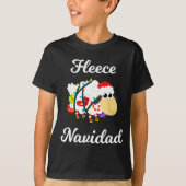 Fleece Navidad Shirt Funny Feliz Mexican Christmas Tシャツ (正面)