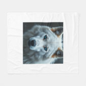 Fleece & Sherpa blanket  フリースブランケット (正面(横))