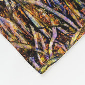 FleeceBlanketCarnivalGlassGrassWithOrangeMoldFungu フリースブランケット (角)