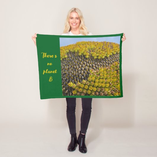 Fleecedecke There's no planet B フリースブランケット (インサイチュ)