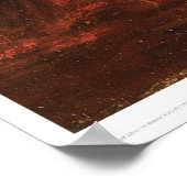 Fleeing a Prairie Fire (1868A) ポスター (角)