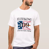 Fleeking Newfoundlander Newfoundland 709 Tシャツ (正面)