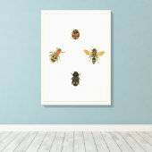 Fles and Beetles by Vision Studio キャンバスプリント (インサイチュ (ウッドフロア))