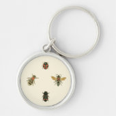 Fles and Beetles by Vision Studio キーホルダー (正面)