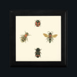 Fles and Beetles by Vision Studio ギフトボックス<br><div class="desc">このビジョンスタジオプリントは虫の好きな方のためかもしれない！ハエやカブトムシは黒い縁取りでクリーム色の背景に集ま縁どる。あなたもしは昆虫学に興味を持っているか、誰か知っている、これはピース素晴らしだ！</div>