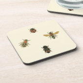 Fles and Beetles by Vision Studio コースター (左側)
