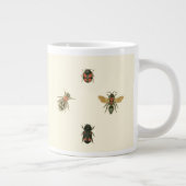 Fles and Beetles by Vision Studio ジャンボコーヒーマグカップ (右)
