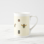 Fles and Beetles by Vision Studio ボーンチャイナマグカップ (右)