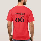 fletch衣服署名ワイシャツ tシャツ (裏面)