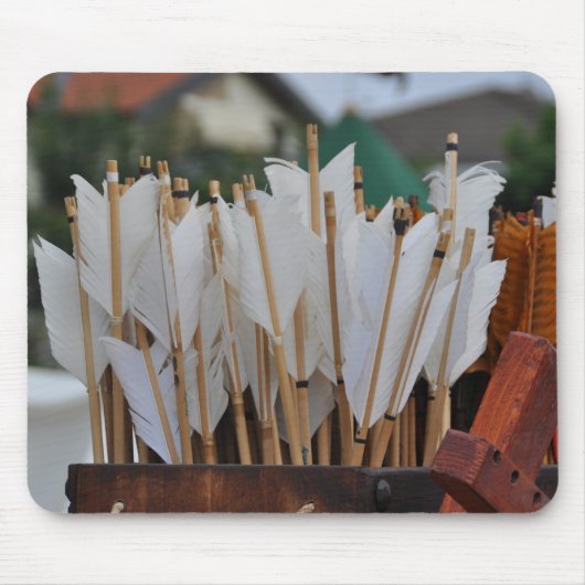 Fletchedの矢のマウスマットの箱 マウスパッド (正面)