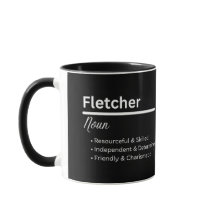 Fletcher Boy Name Definition Personalized Mug