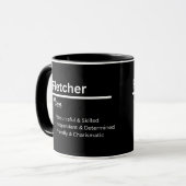 Fletcher Boy Name Definition Personalized Mug マグカップ (正面左)