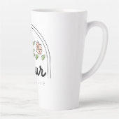 Fleur - 純愛フラワーロゴ カフェラテマグ (右)