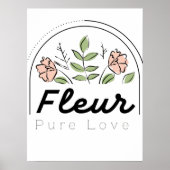 Fleur - 純愛フラワーロゴ ポスター (正面)