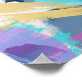 Fleur // Abstract Painting ポスター (角)