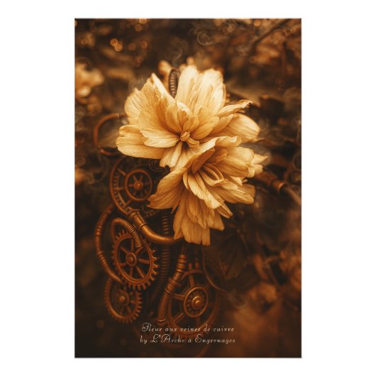 Fleur aux veines de cuivre - フォトプリント (正面)