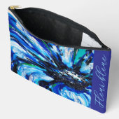 Fleur bleue アクセサリーポーチ (見開き)