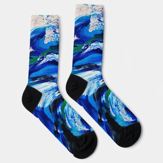 Fleur bleue ソックス (右)