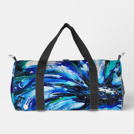 Fleur bleue ダッフルバッグ