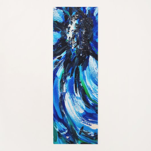 Fleur bleue ヨガマット (正面)