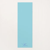 Fleur bleue ヨガマット (裏面)