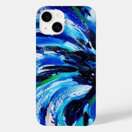 Fleur bleue Case-Mate iPhoneケース (裏面)