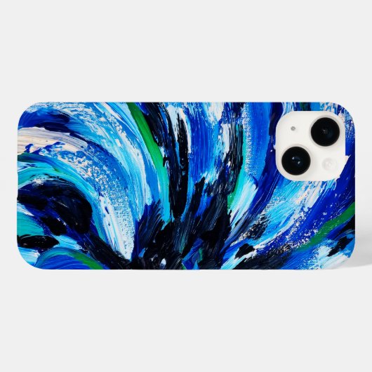Fleur bleue Case-Mate iPhoneケース (裏面 (横))