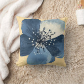 🌸 Fleur Bleue Éthérée クッション (ブランケット)